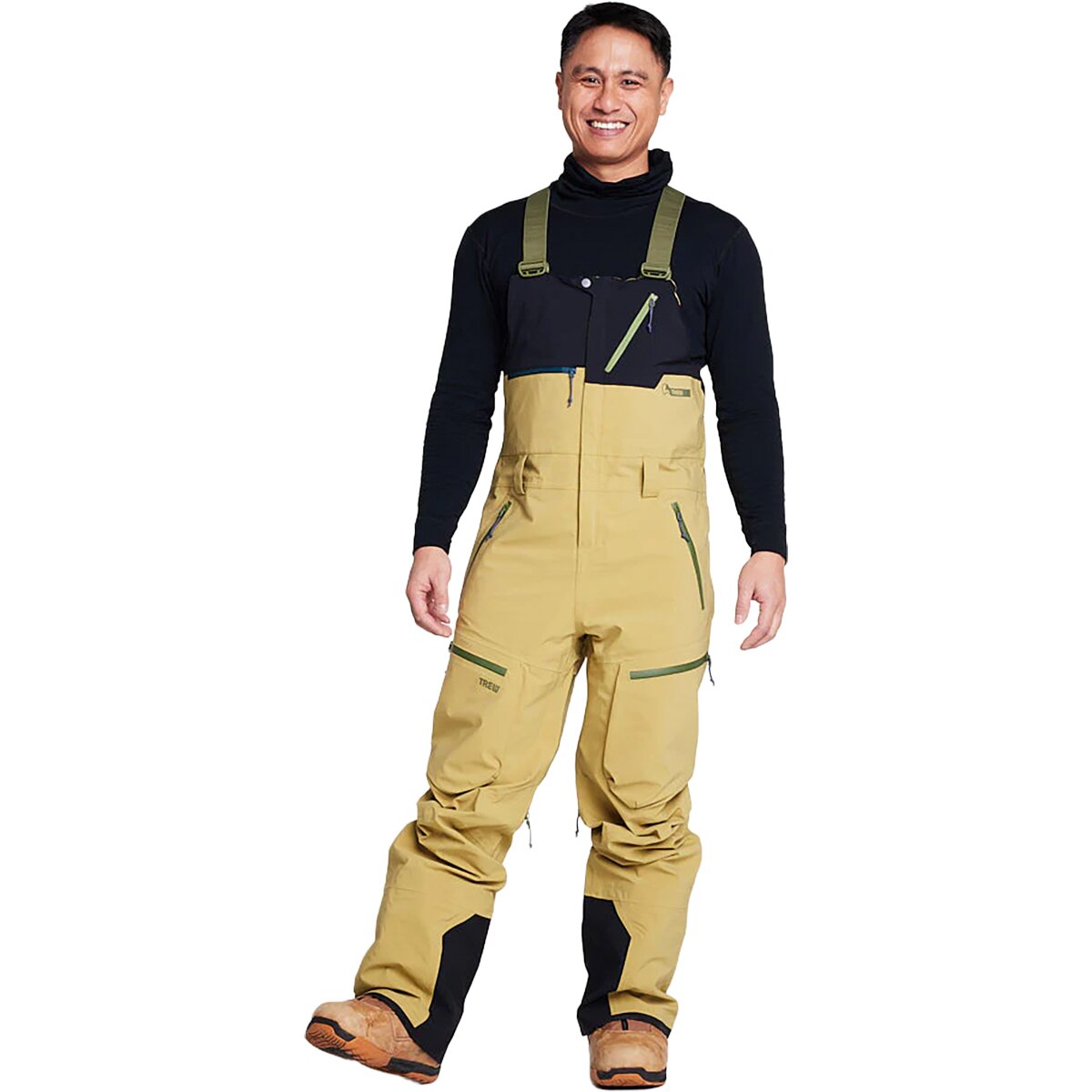 Image of Trew Gear Capow Bib Pant - Men's Willow, L