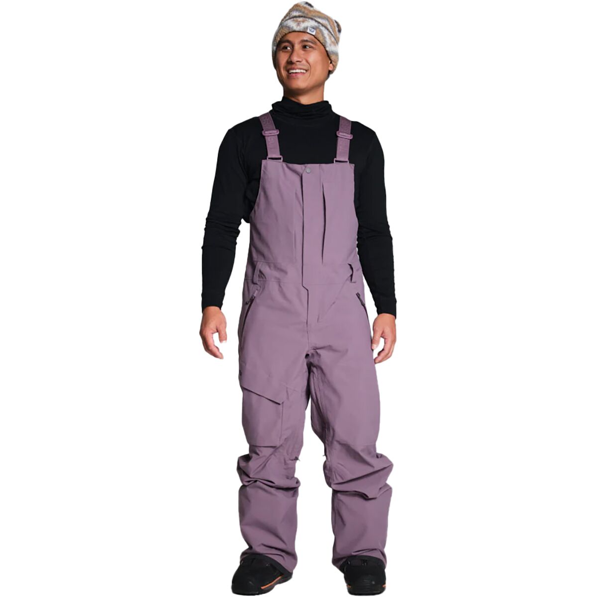 Image of Trew Gear Jefferson Bib - Men's Black Plum, M