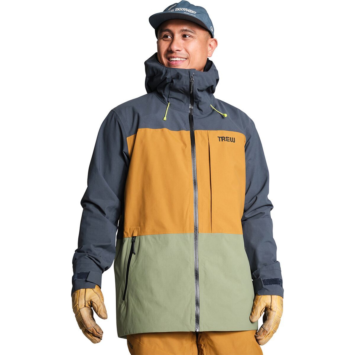 Image of Trew Gear Jefferson Jacket - Men's Black Toffee Olive, XS