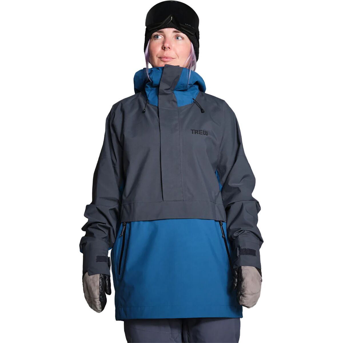 Image of Trew Gear Popover Jacket Pool Blue, XS/S