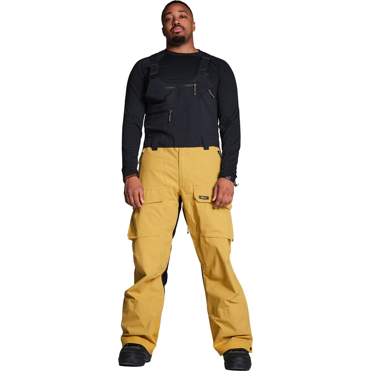 Image of Trew Gear TREWth Bib Pant - Men's Mountain Gold, S