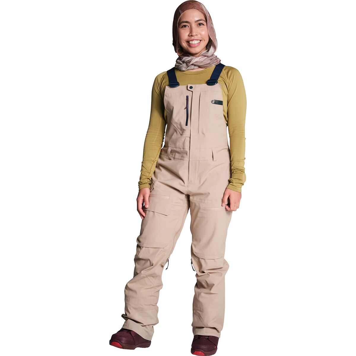 Image of Trew Gear Chariot Primo Bib - Women's Dust Khaki, M