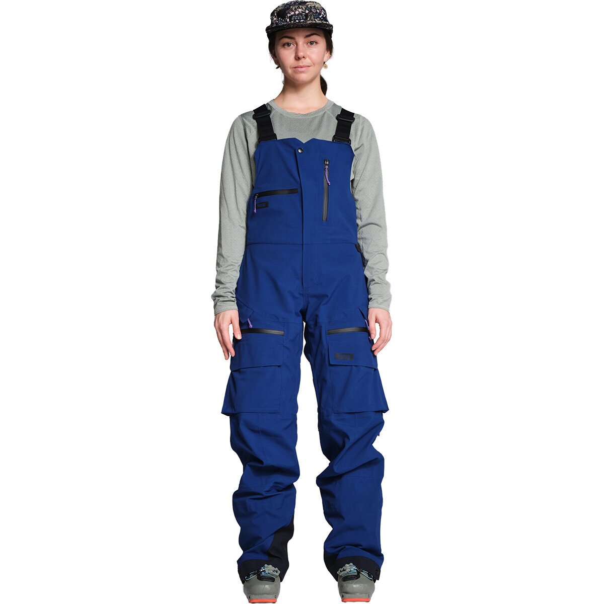 Image of Trew Gear Chariot Bib Pant - Women's Expedition Indigo, M/Reg