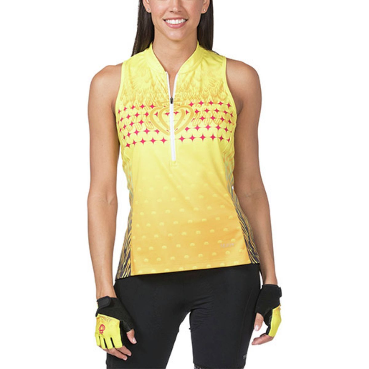 Terry Bicycles Sun Goddess Sleeveless Jersey - Women's Vendee/Gold, XL