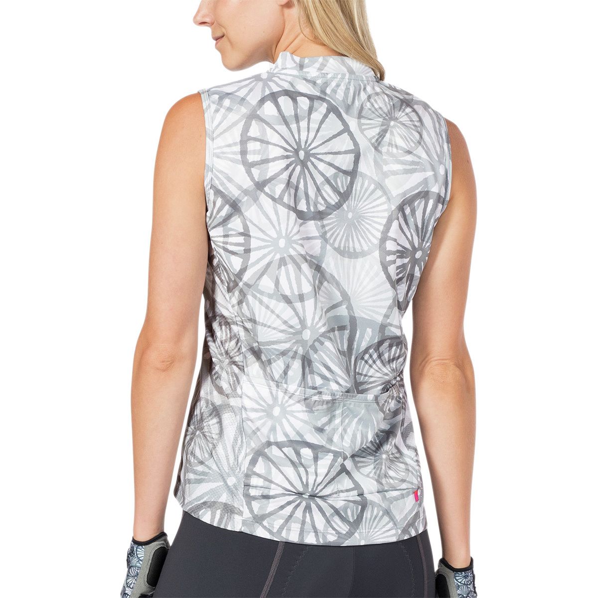 XL Terry Bicycles Breakaway Sleeveless Mesh Jersey Womens Newsprint