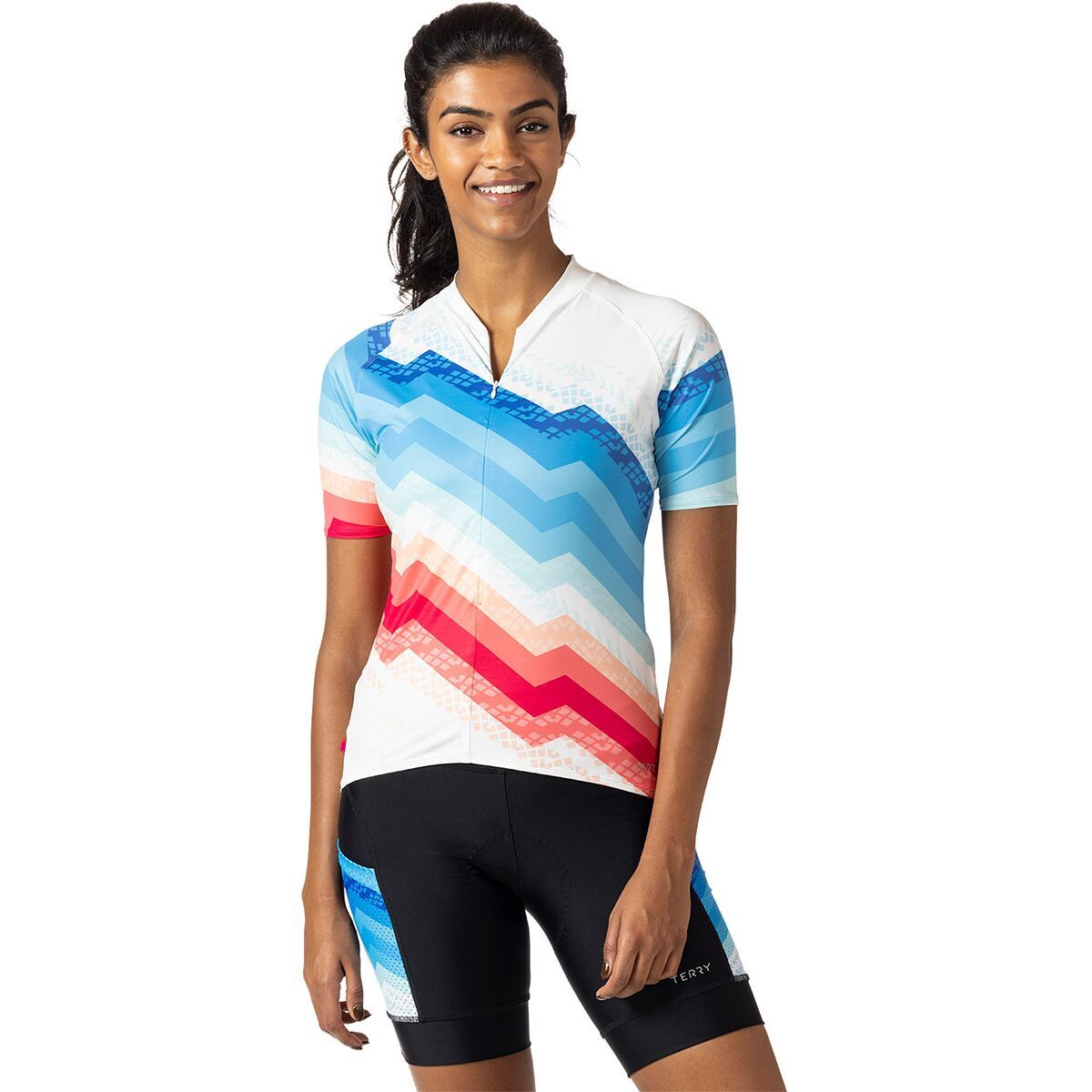 Terry Bicycles Soleil Short-Sleeve Jersey - Women's Climbtime, L