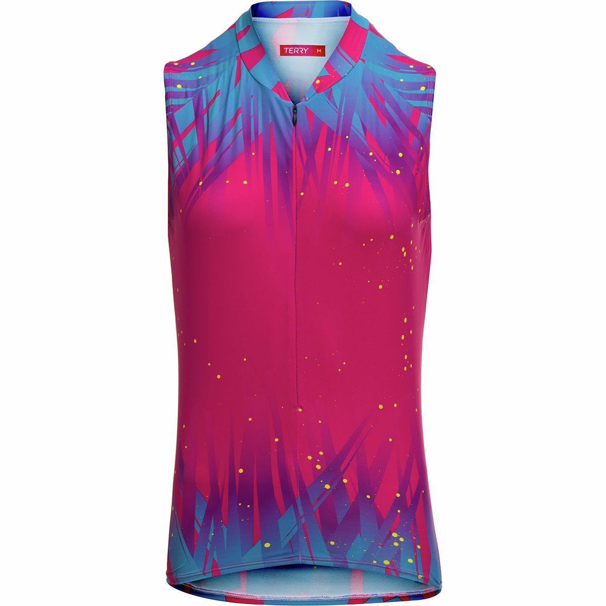 Terry Bicycles Soleil Sleeveless Jersey - Women's Crystalline/Beetroot, XXL