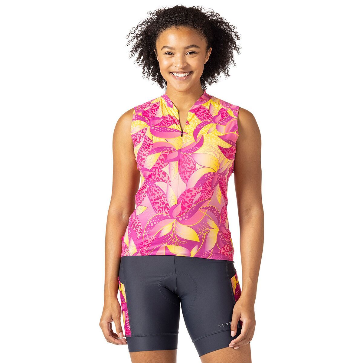 Terry Bicycles Soleil Sleeveless Jersey - Women's Goldirox, XL