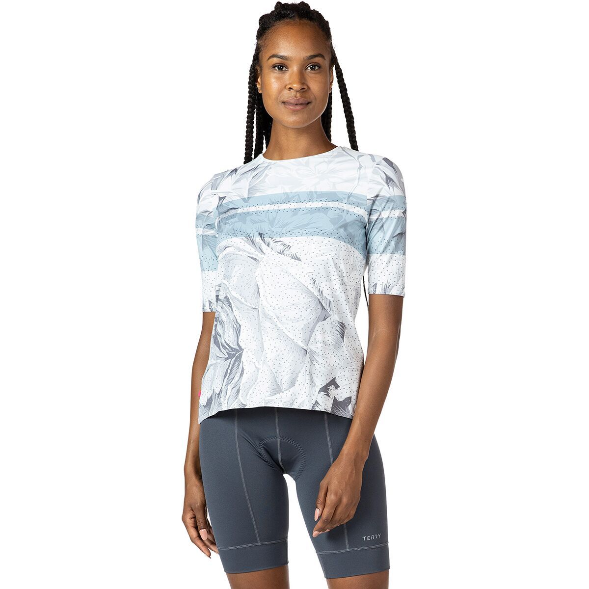 Terry Bicycles Soleil Flow Short-Sleeve Top - Women's Blanche, L