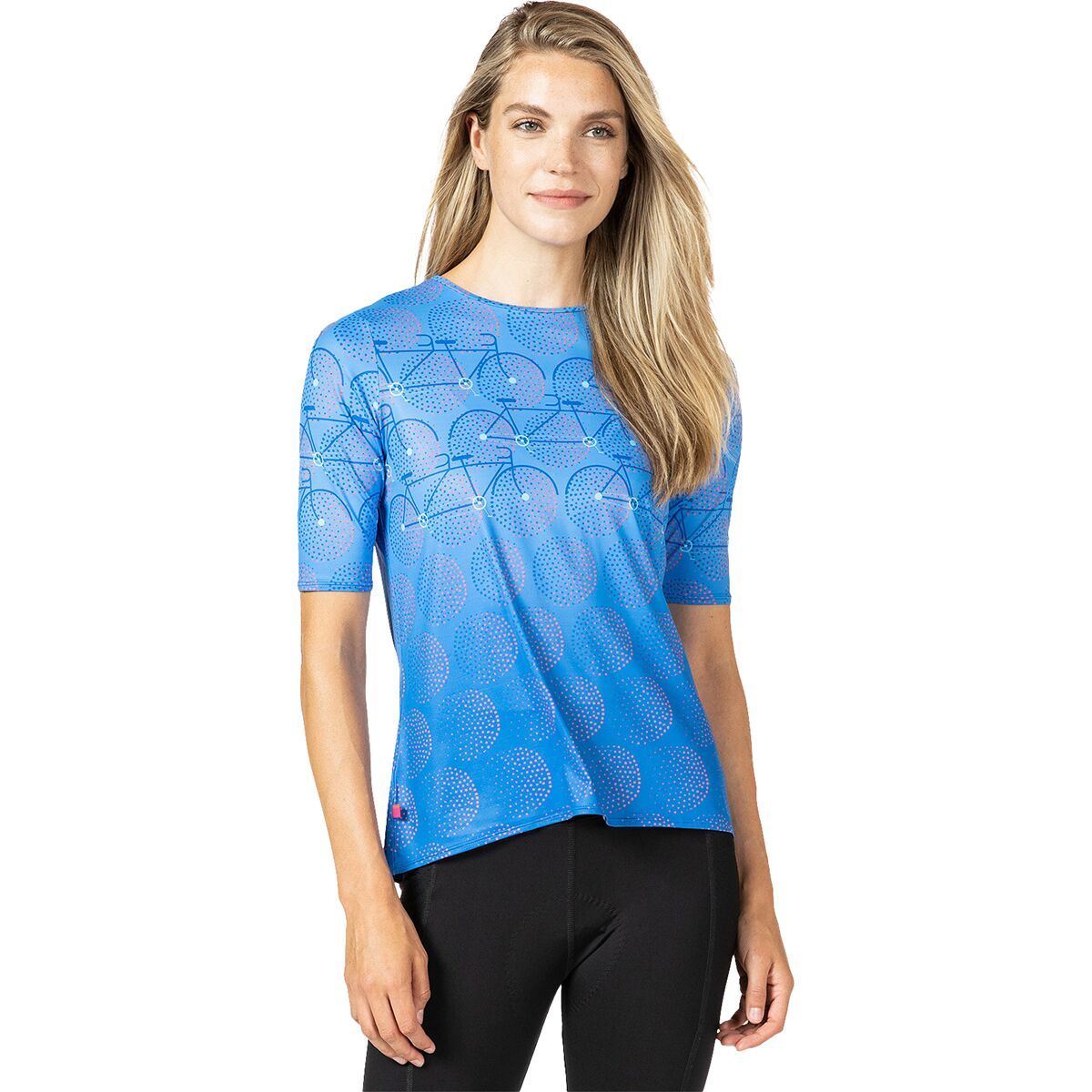 Terry Bicycles Soleil Flow Short-Sleeve Top - Women's Gruppo/blue, XXL