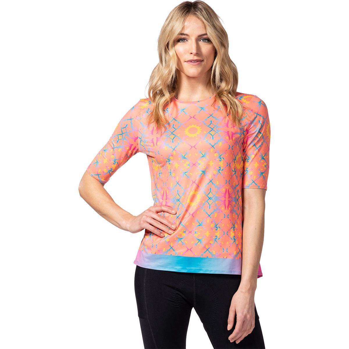 Terry Bicycles Soleil Flow Short-Sleeve Top - Women's Lattice, L
