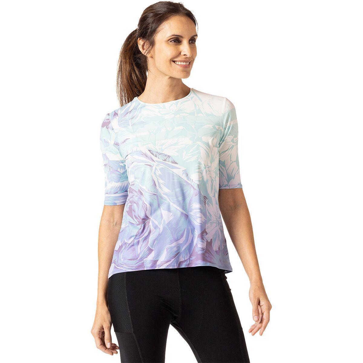 Terry Bicycles Soleil Flow Short-Sleeve Top - Women's Viola, XL