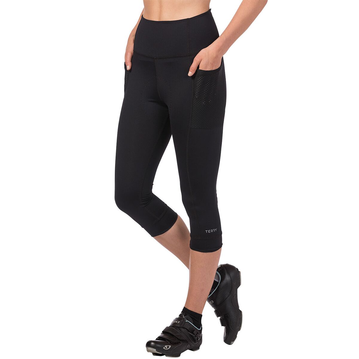 Image of Terry Bicycles Holster Hi Rise Capri - Women's Black, M