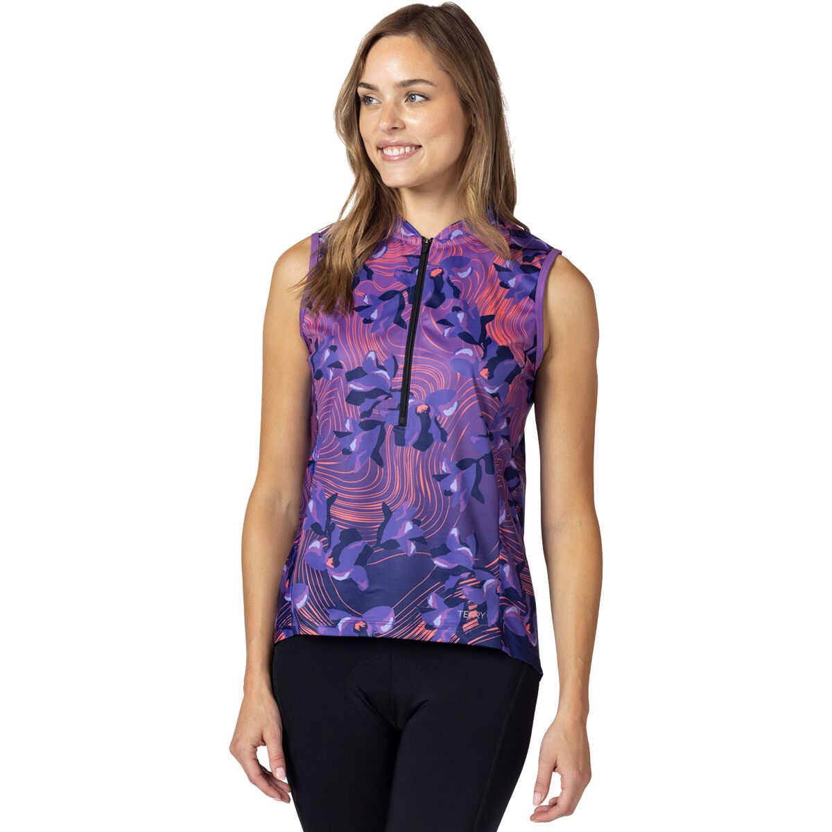 Terry sleeveless store cycling jersey