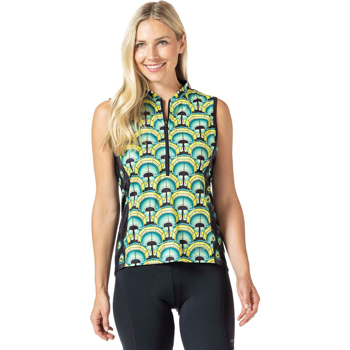 Terry Bicycles Breakaway Mesh Sleeveless Jersey - Women's Peloton Pride/Lime, S