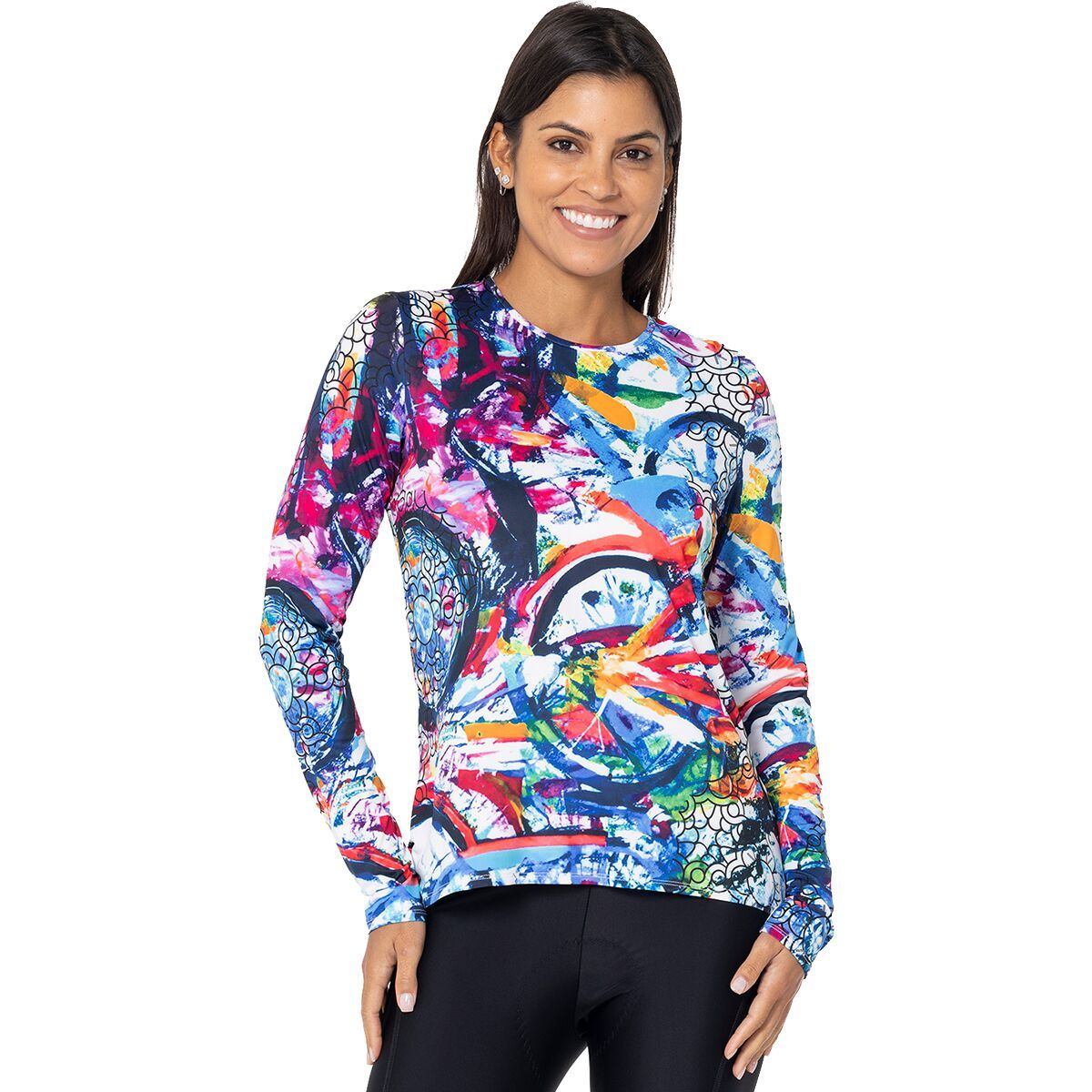 Махровый топ с длинными рукавами Bicycles Soleil Flow - Женский 18390₽