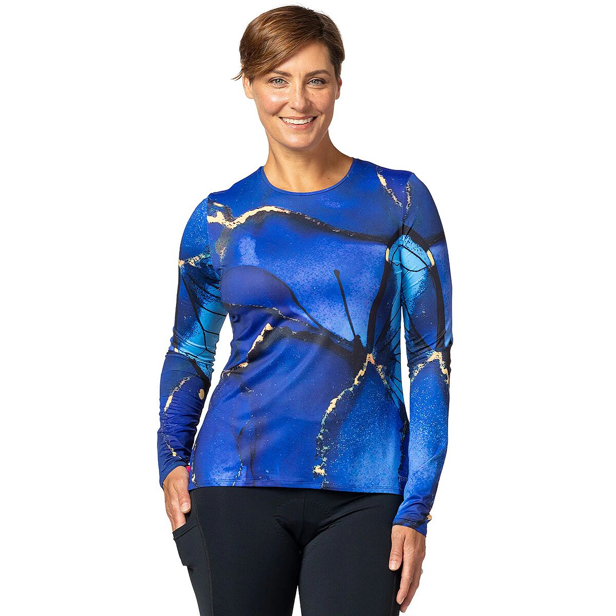 Image of Terry Bicycles Soleil Flow Long-Sleeve Top - Women's Cracklewing, M