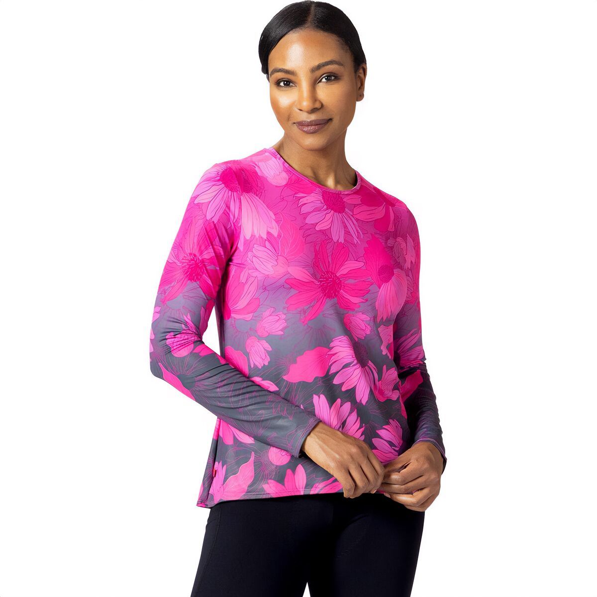 Terry Bicycles Soleil Flow Long-Sleeve Top - Women's Echinacea, XS