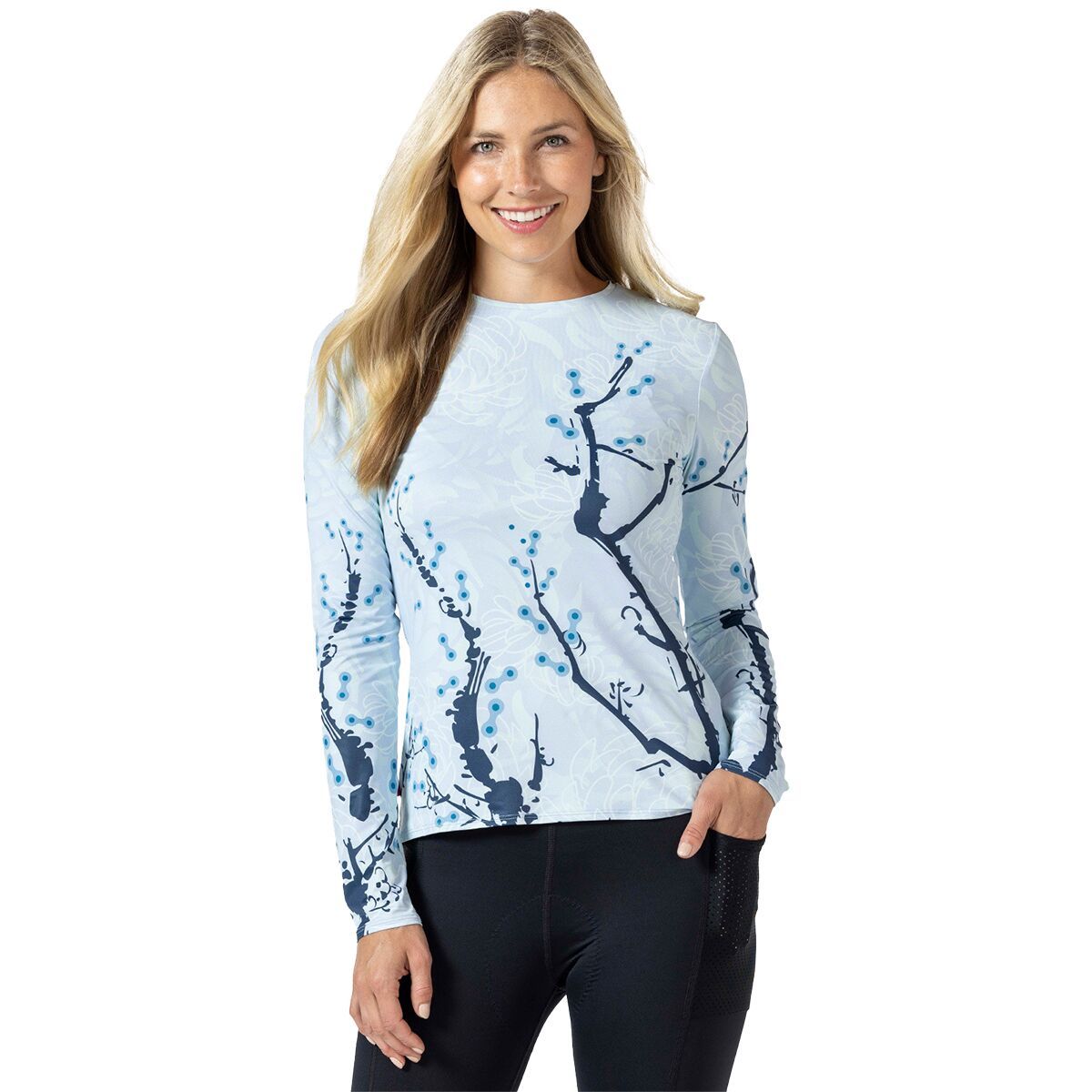 Terry Bicycles Soleil Long-Sleeve Top - Women's Chainblossom, XS