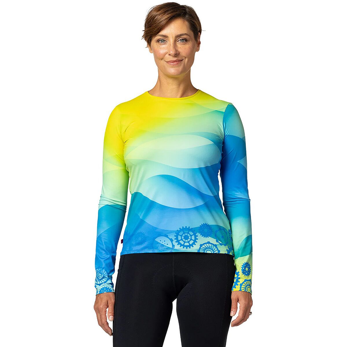 Image of Terry Bicycles Soleil Long-Sleeve Top - Women's Gear Wave, M