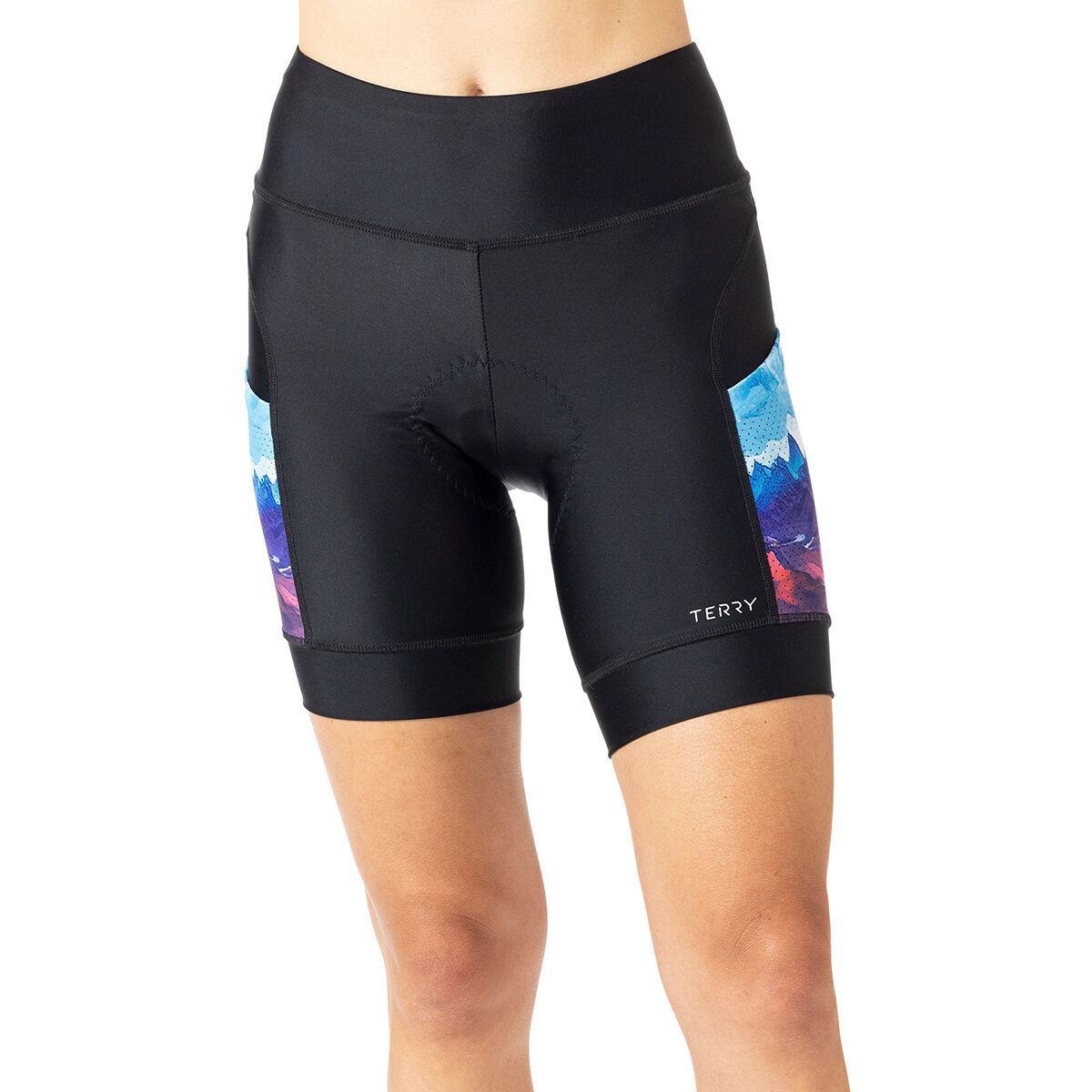 Terry Bicycles Soleil Short - Women's Black/Passo Azurra, L
