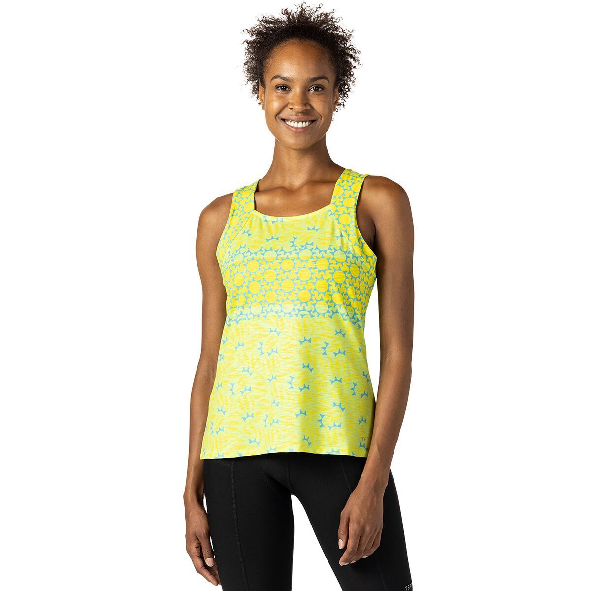 Terry Bicycles Tourista Sleevless Jersey - Women's Lush/Yellow, S