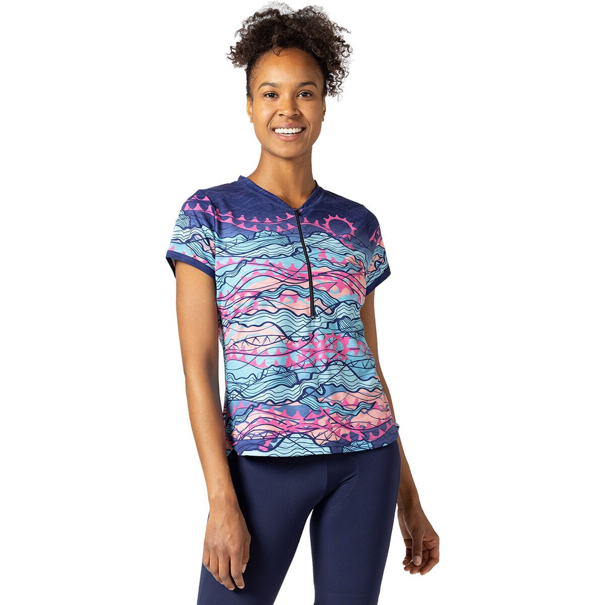 Terry Bicycles Wayfarer Short-Sleeve Jersey - Women's Blue Tide, XL