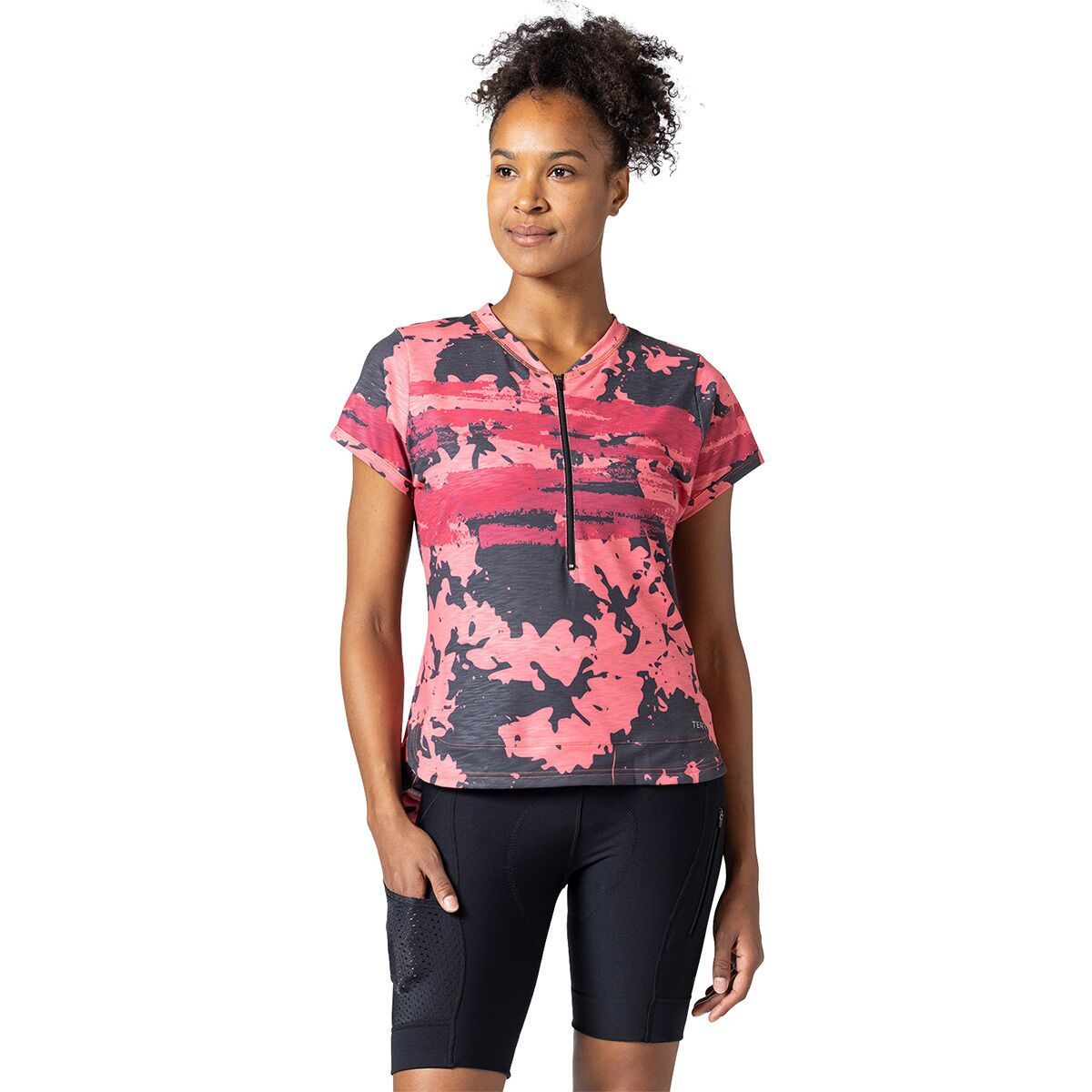 Terry Bicycles Wayfarer Short-Sleeve Jersey - Women's Floral Stripe, L