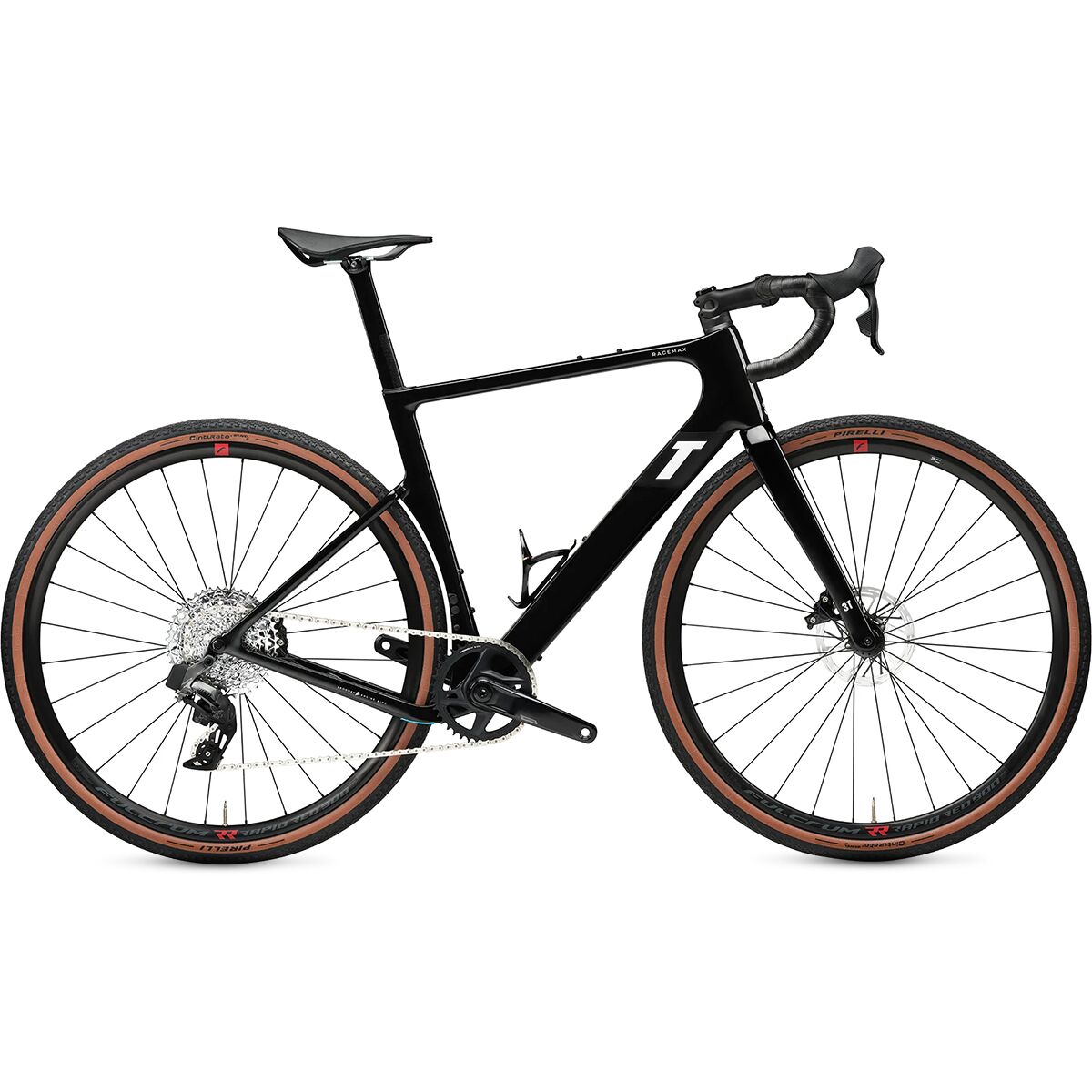 Image of 3T Racemax Integrale Rival AXS XPLR Gravel Bike Black Rock, 51