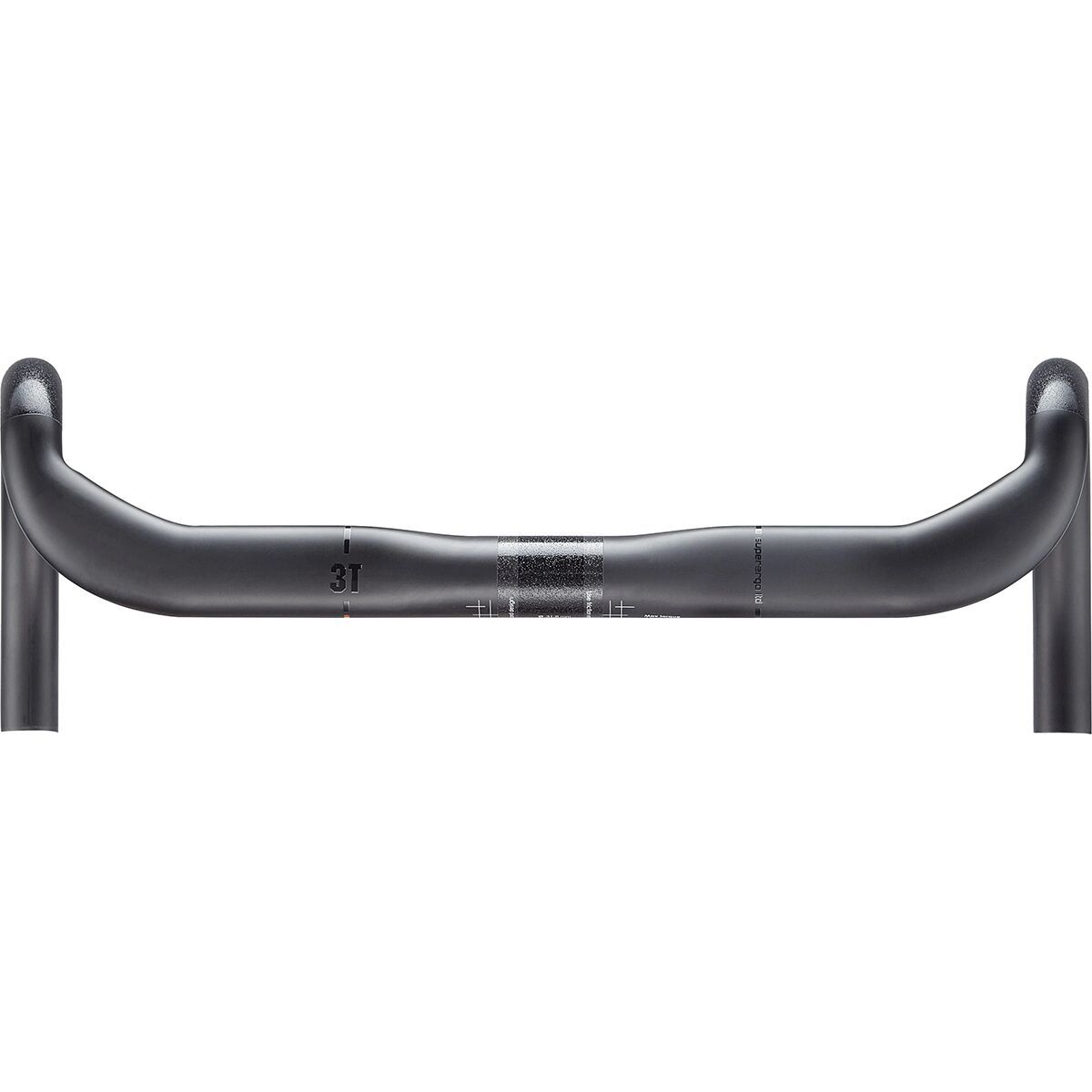 Image of 3T Superergo LTD Carbon Handlebar Stealth Black, 38cm
