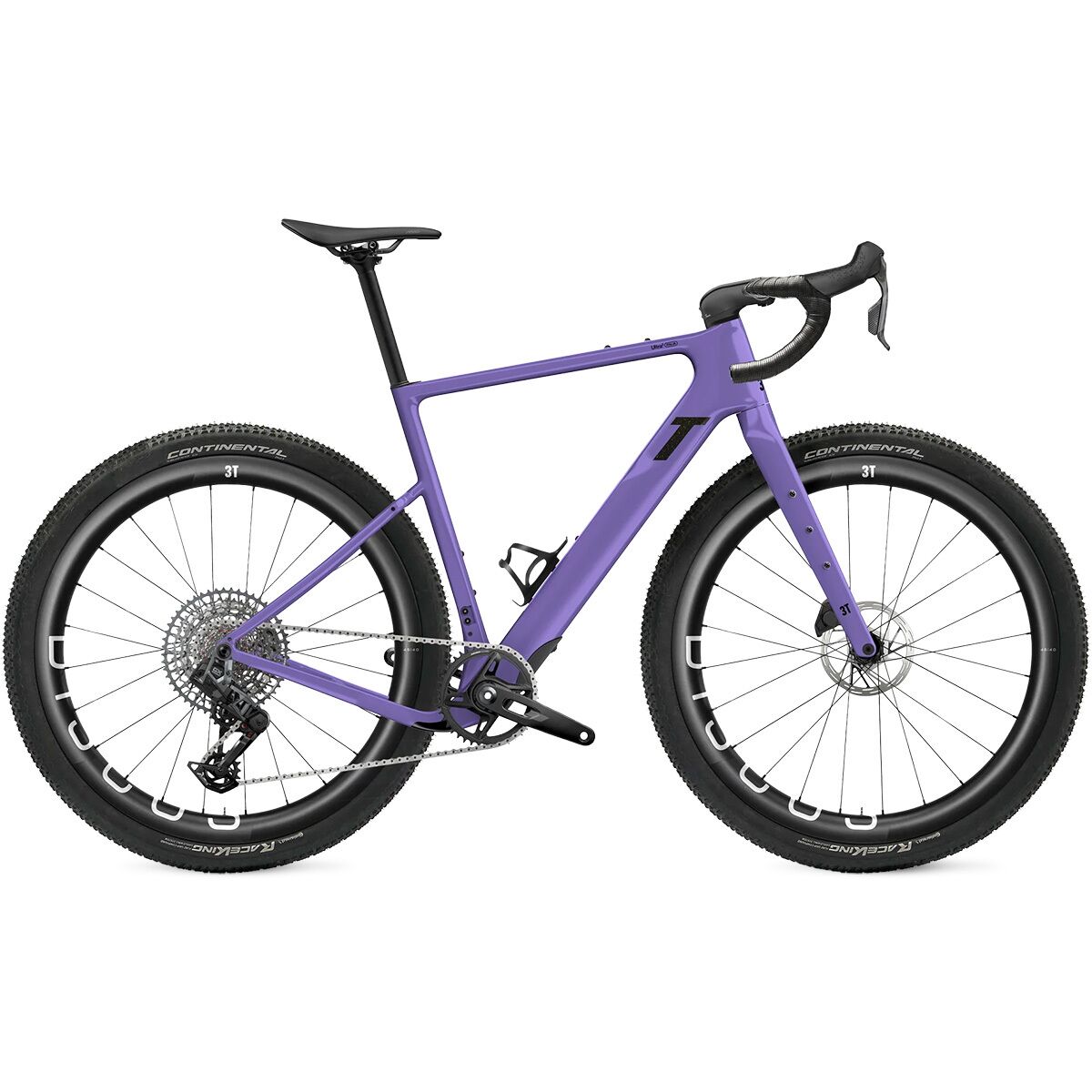 Image of 3T Ultra 2 Italia Rival/GX T-Type Carbon Wheel Gravel Bike Glicine, M