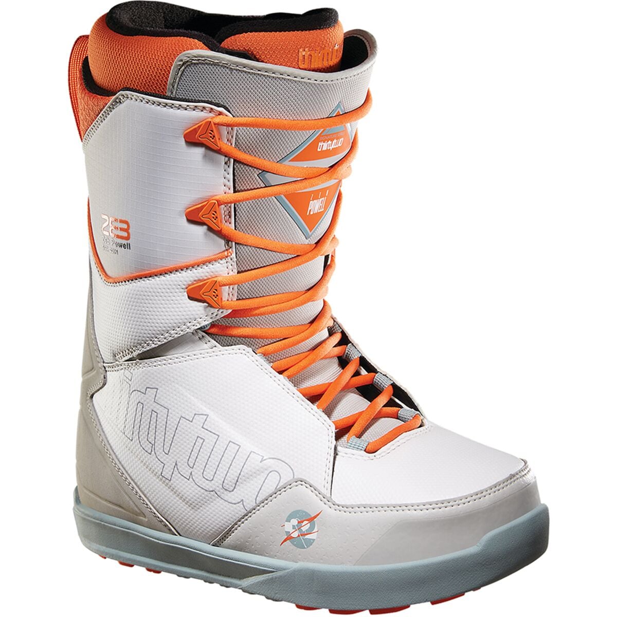 ThirtyTwo Lashed Powell Snowboard Boot - 2023 - Men's Grey/White/Orange