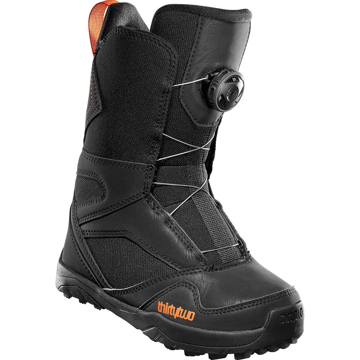 Image of ThirtyTwo BOA Snowboard Boot - 2025 - Kids' Black/Orange, 3.0