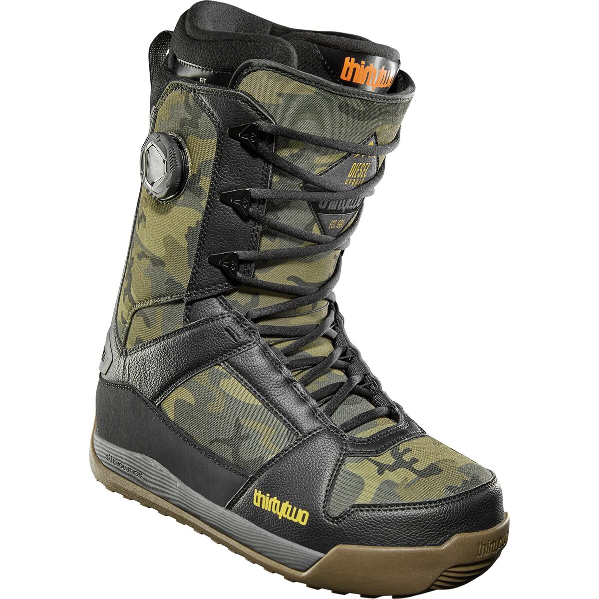 Image of ThirtyTwo Diesel Hybrid Snowboard Boot - 2025 - Men's Camo, 11.5