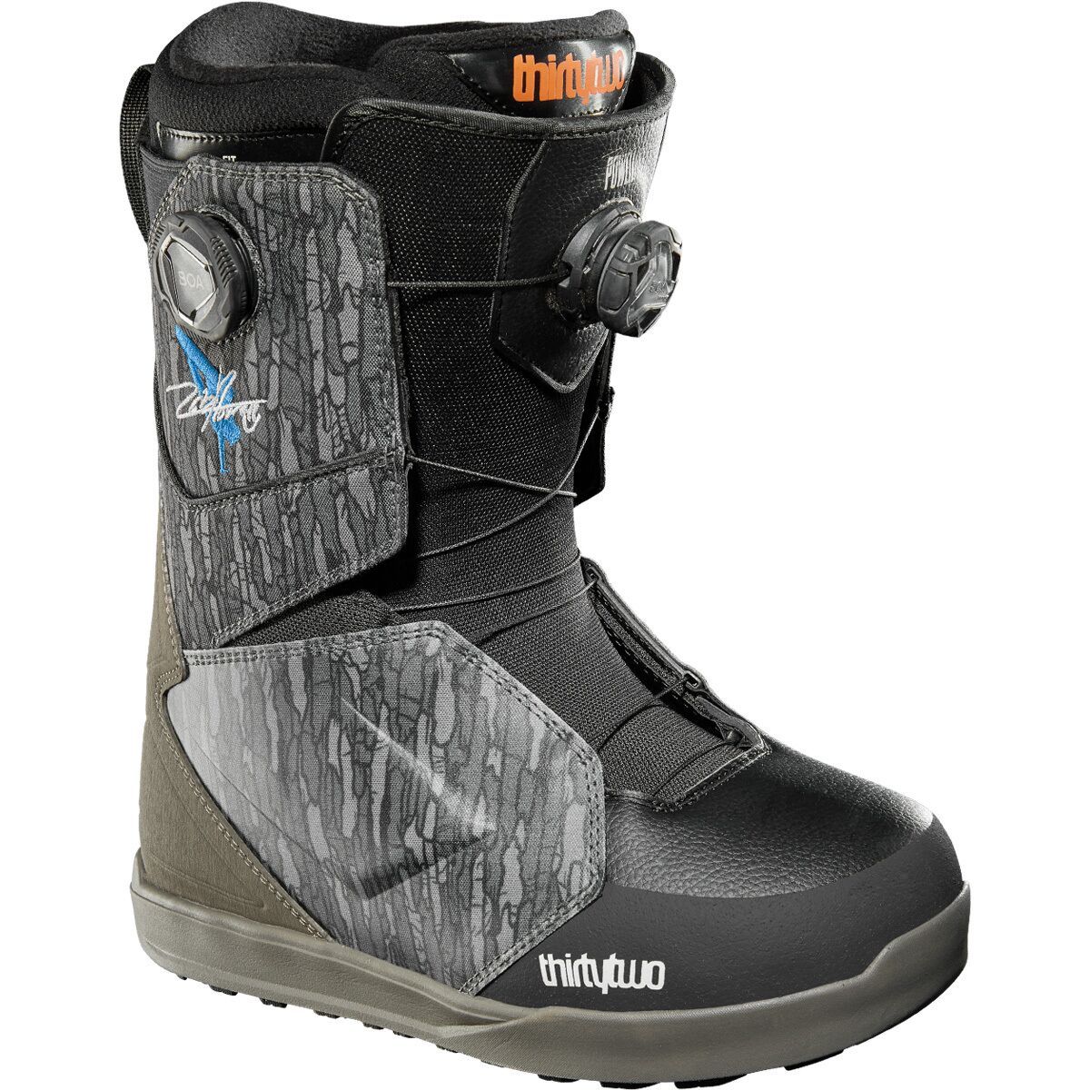 ThirtyTwo Lashed Double BOA Powell Snowboard Boot - 2025 - Men's Olive/Grey/Black, 11.5