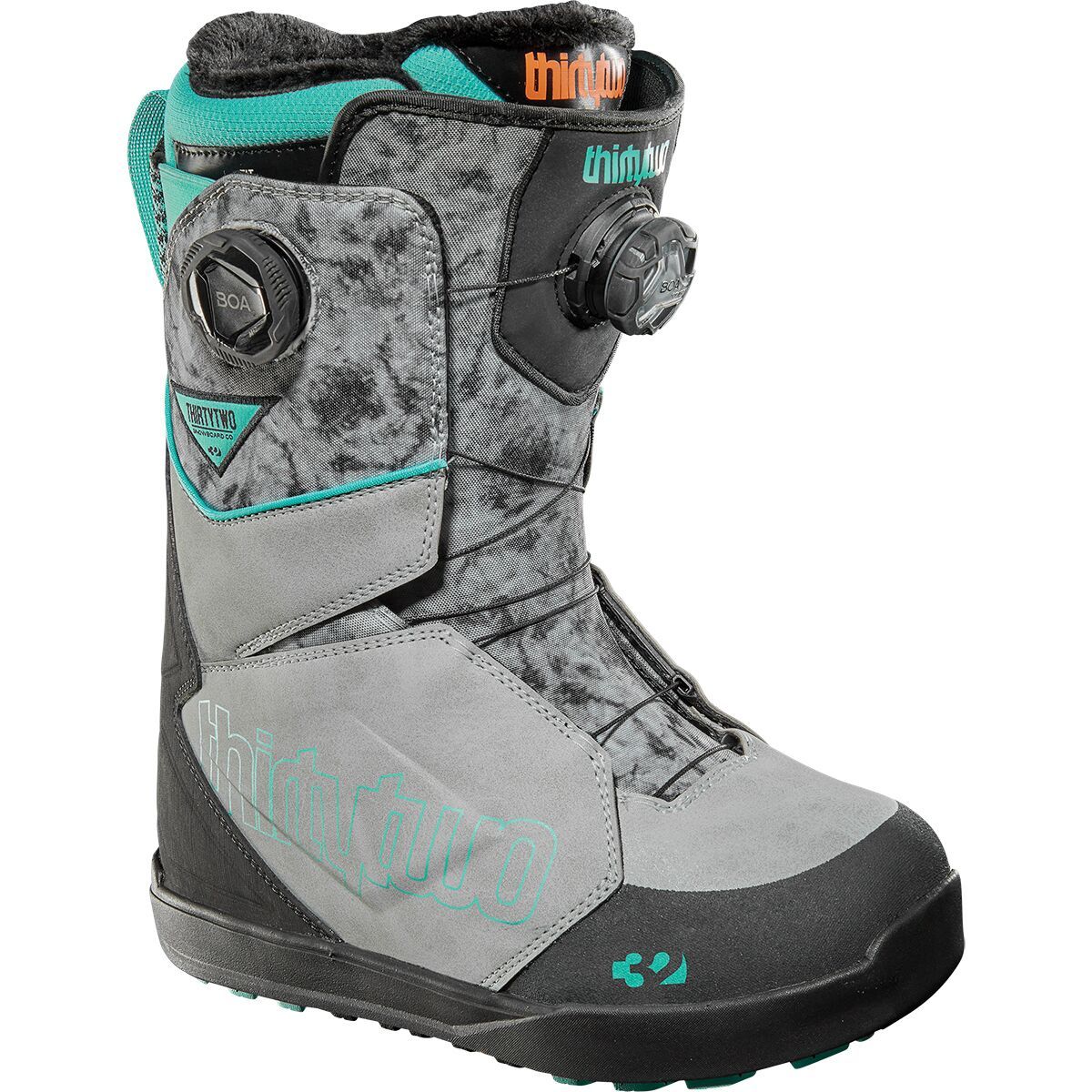 Image of ThirtyTwo Lashed Double BOA Snowboard Boot - 2025 - Women's Grey, 7.0