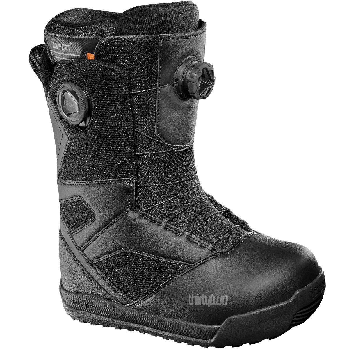 Image of ThirtyTwo STW Double BOA Snowboard Boot - 2025 - Men's Black/Black, 10.5