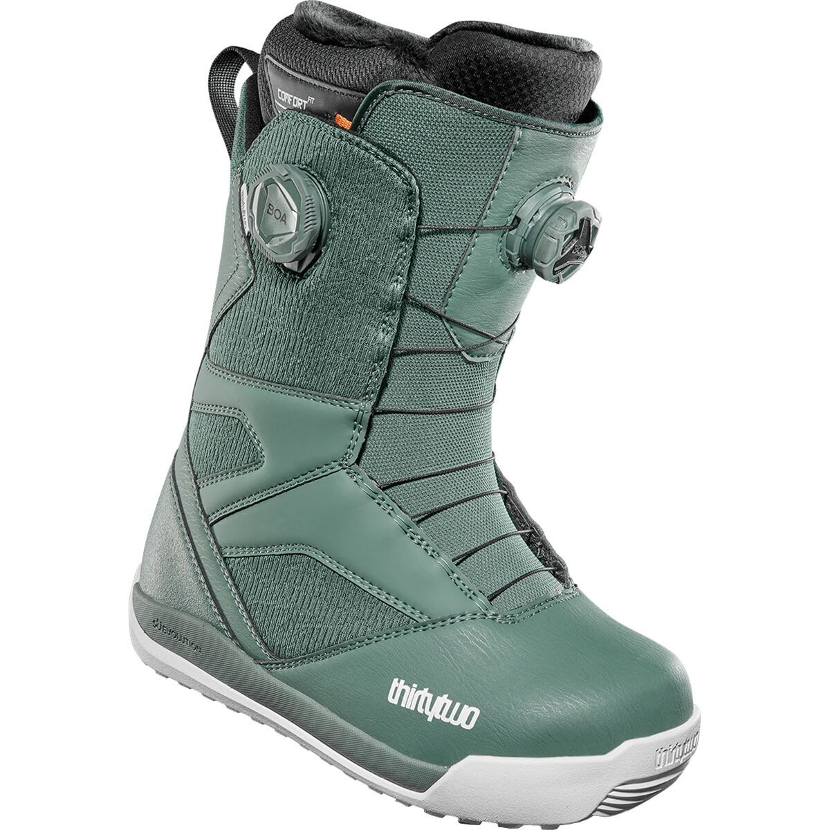 Image of ThirtyTwo STW Double BOA Snowboard Boot - 2025 - Women's Green, 6.5