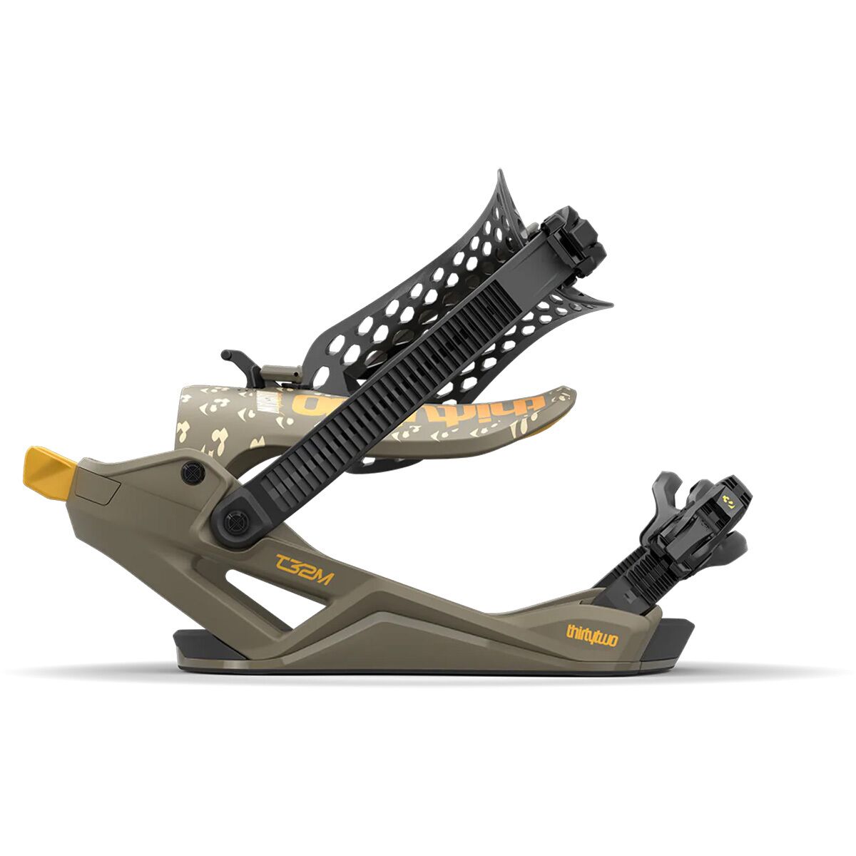 ThirtyTwo T32M Team FASE Bindings 2026 Volcom Black White Medium