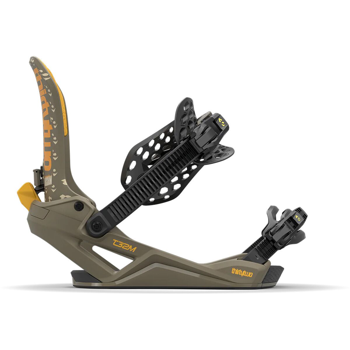 ThirtyTwo T32M Team FASE Bindings 2026 Volcom Black White Medium