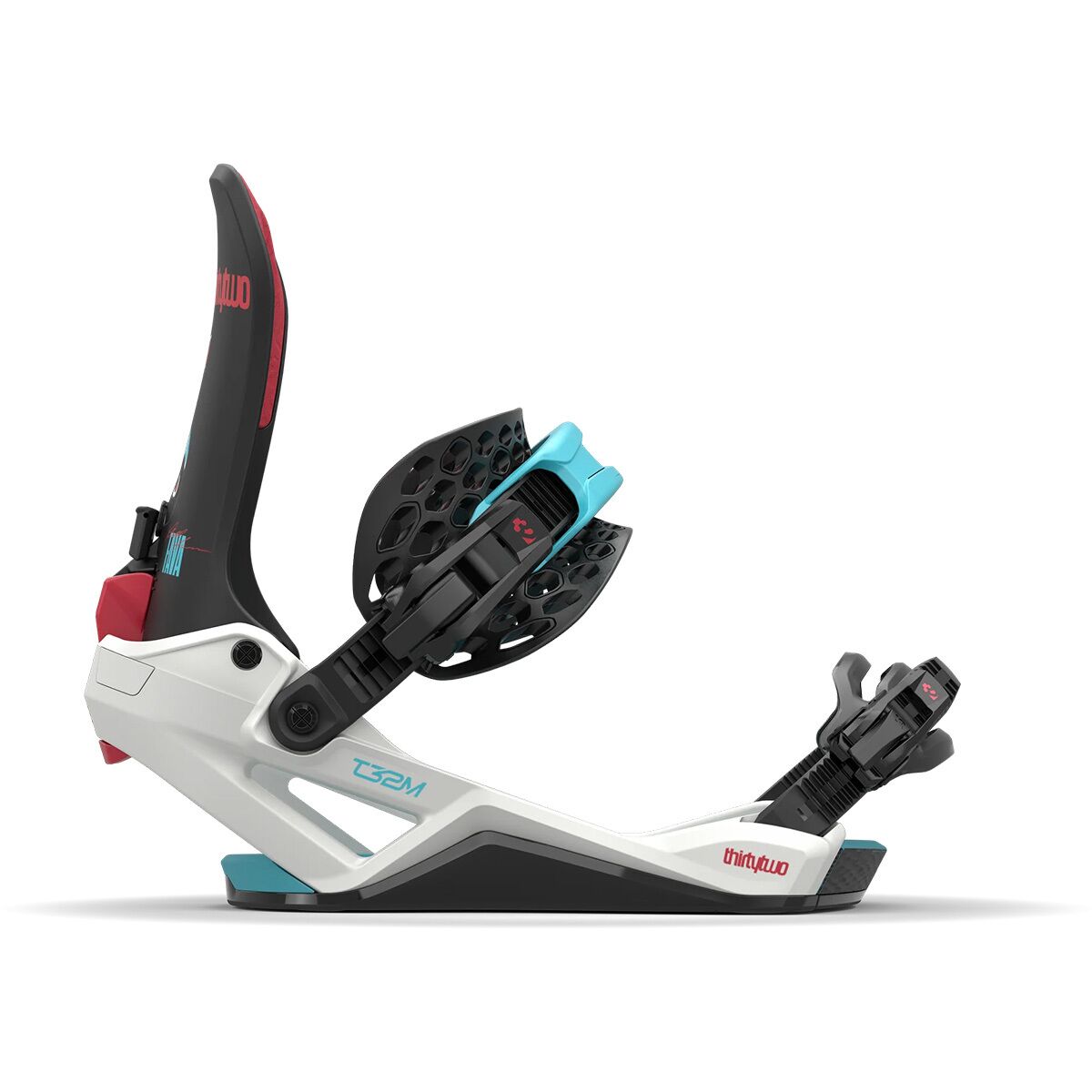 ThirtyTwo T32M Team FASE Bindings 2026 Volcom Black White Medium