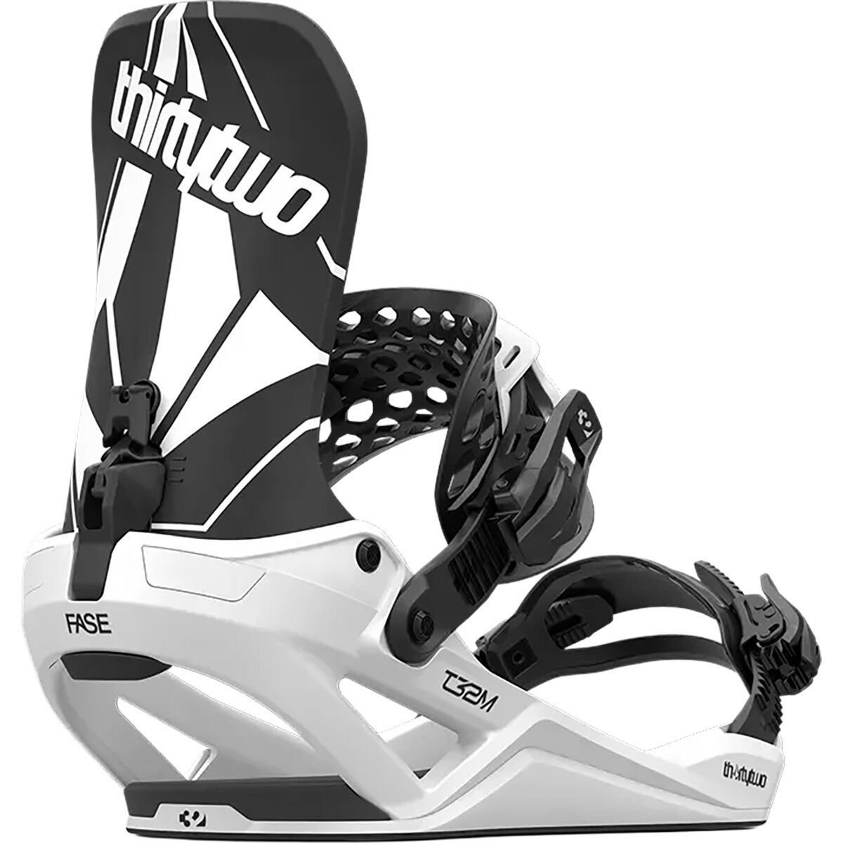 ThirtyTwo T32M Team FASE Bindings 2026 Volcom Black White Medium