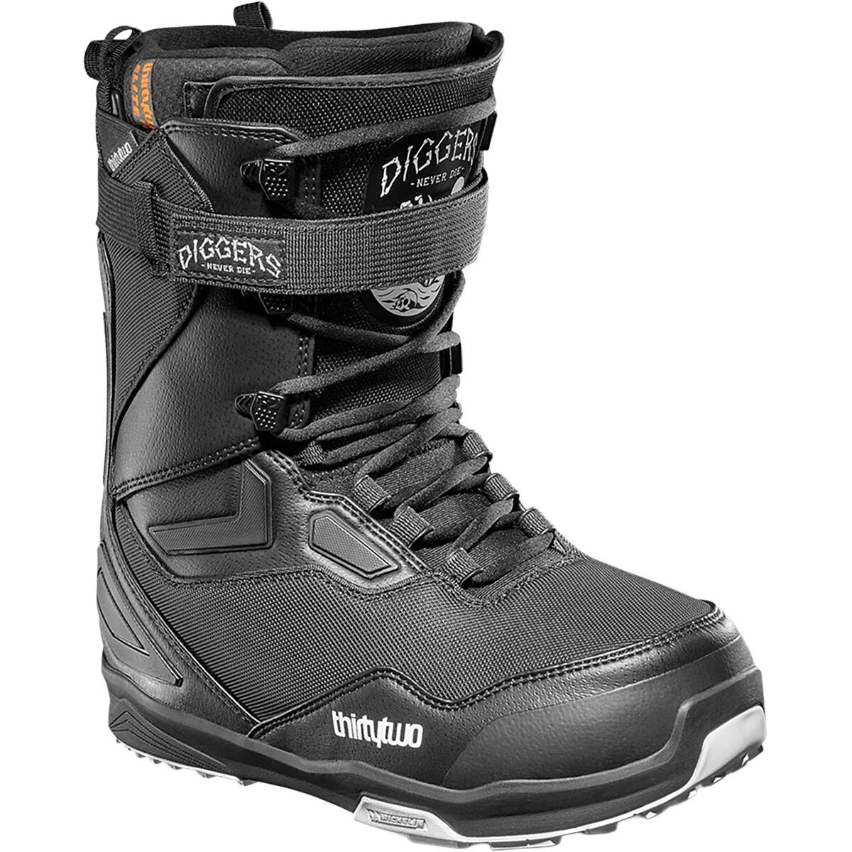 Image of ThirtyTwo TM-2 XLT Diggers Snowboard Boot - 2026 Black/White, 12.0