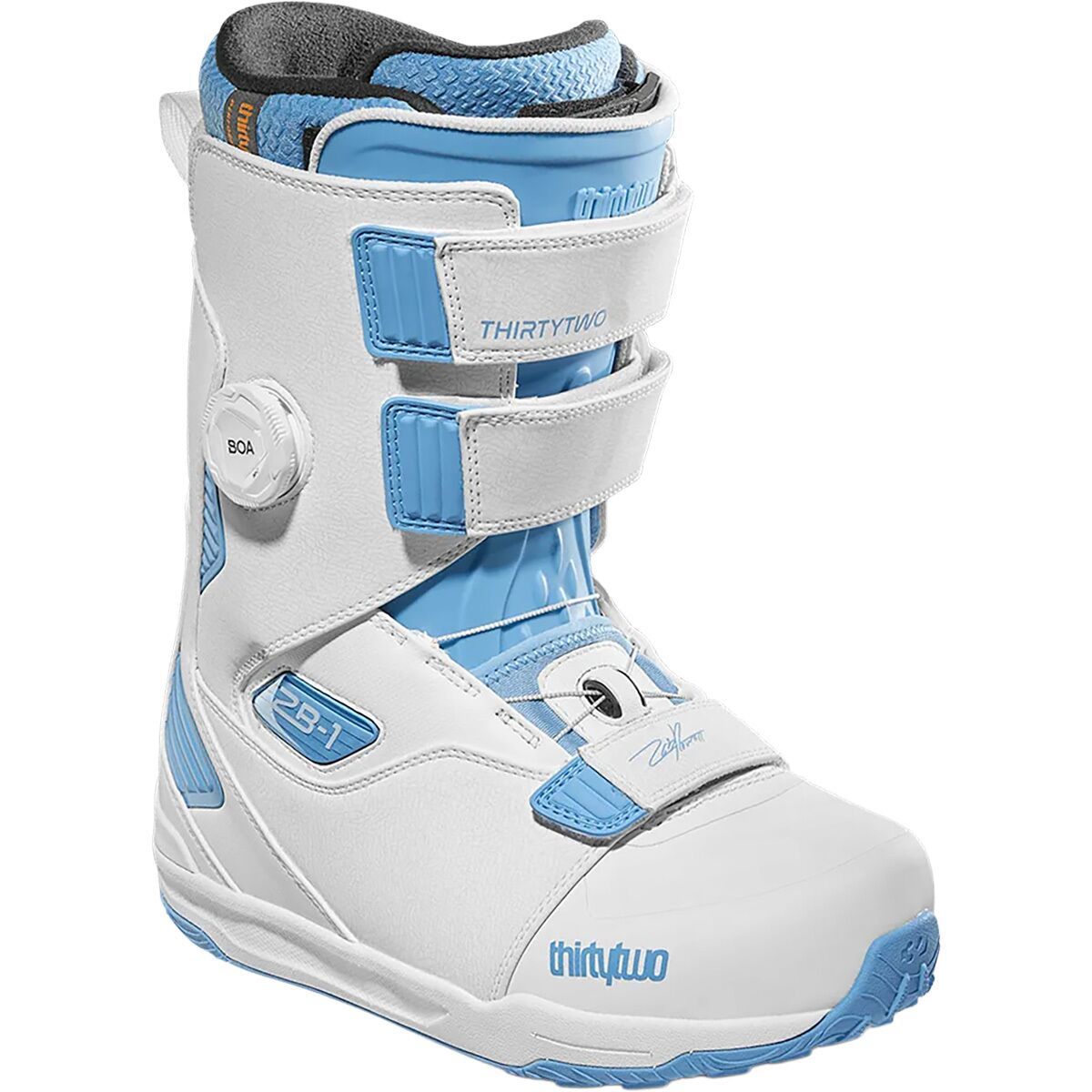Image of ThirtyTwo ZB-1 Pro Boa Snowboard Boot - 2026 White/Blue, 11.5