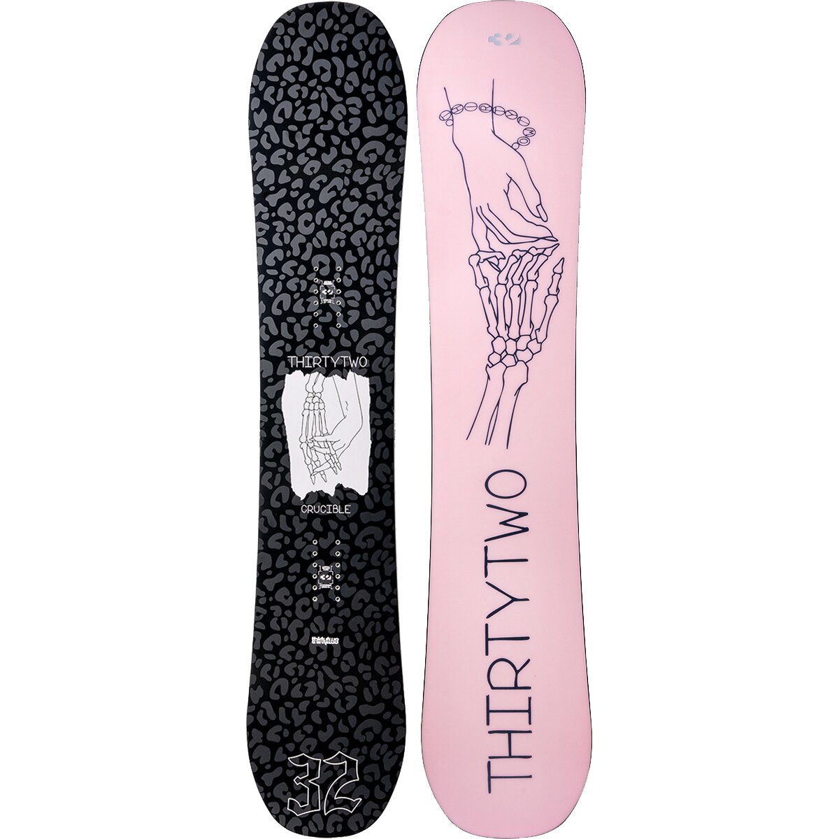 Image of ThirtyTwo Crucible Snowboard - 2027 - Women's Black, 142cm
