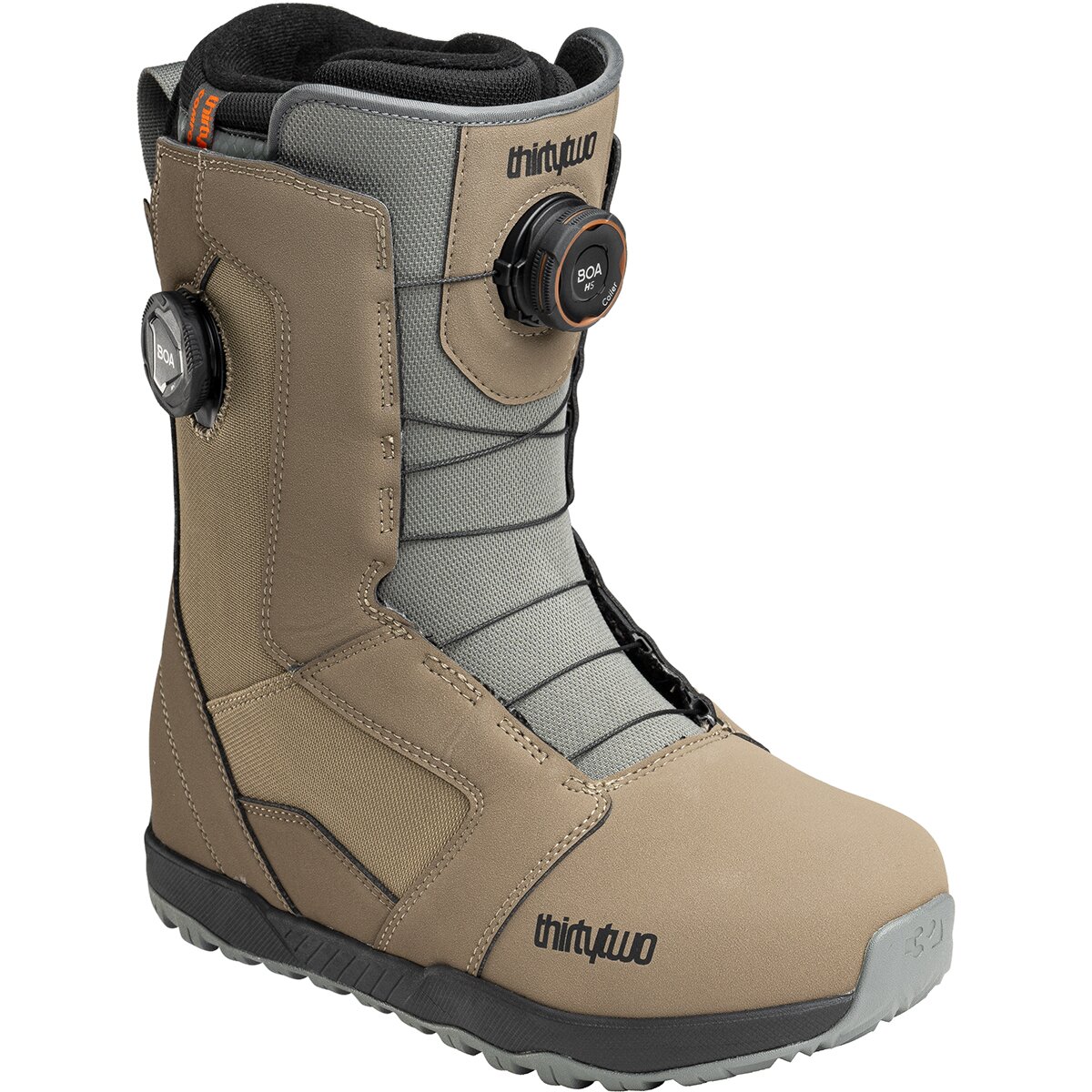 Image of ThirtyTwo STW Double BOA Snowboard Boot - 2027 Brown/Grey, 9.5