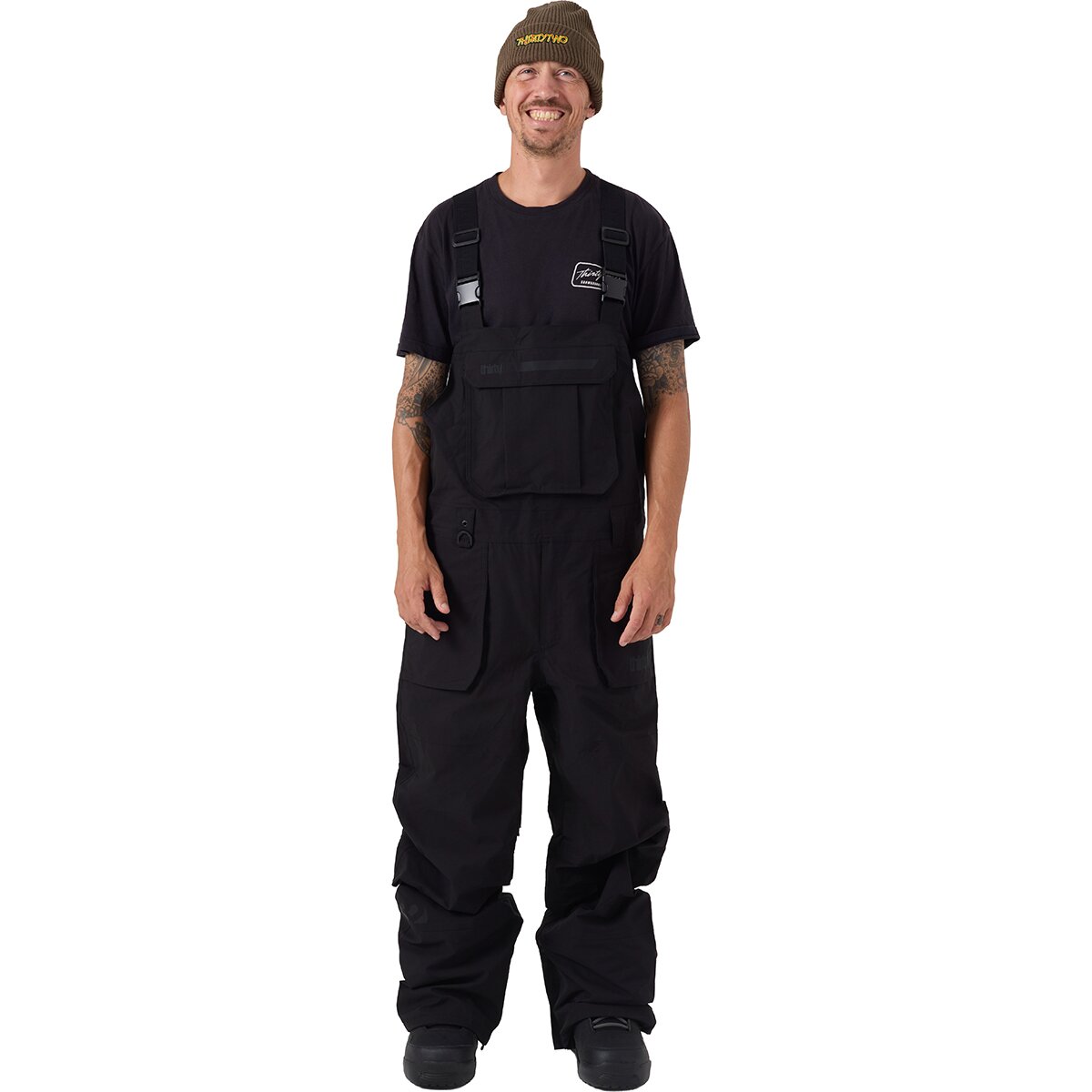 ThirtyTwo Basement Bib Pant - Men's Black, L