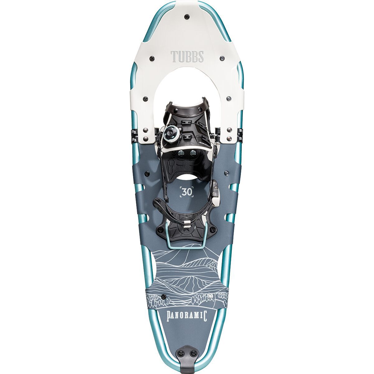 Image of Tubbs Panoramic Snowshoe - Women's White/Blue, 21in