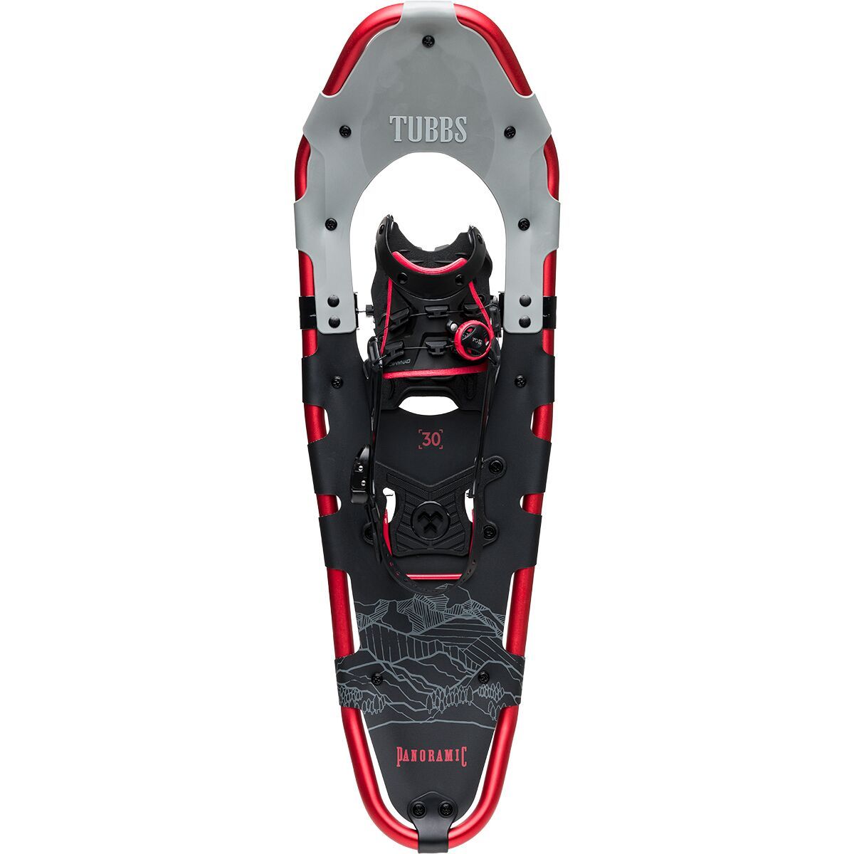 Tubbs Panoramic Snowshoe - Men's Black/Oxblood, 25in