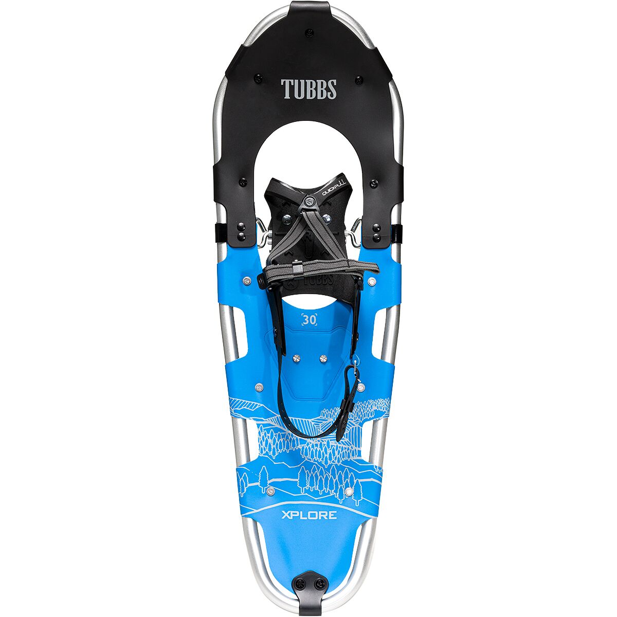 Image of Tubbs Xplore Snowshoe - Men's Silver/Blue, 25in